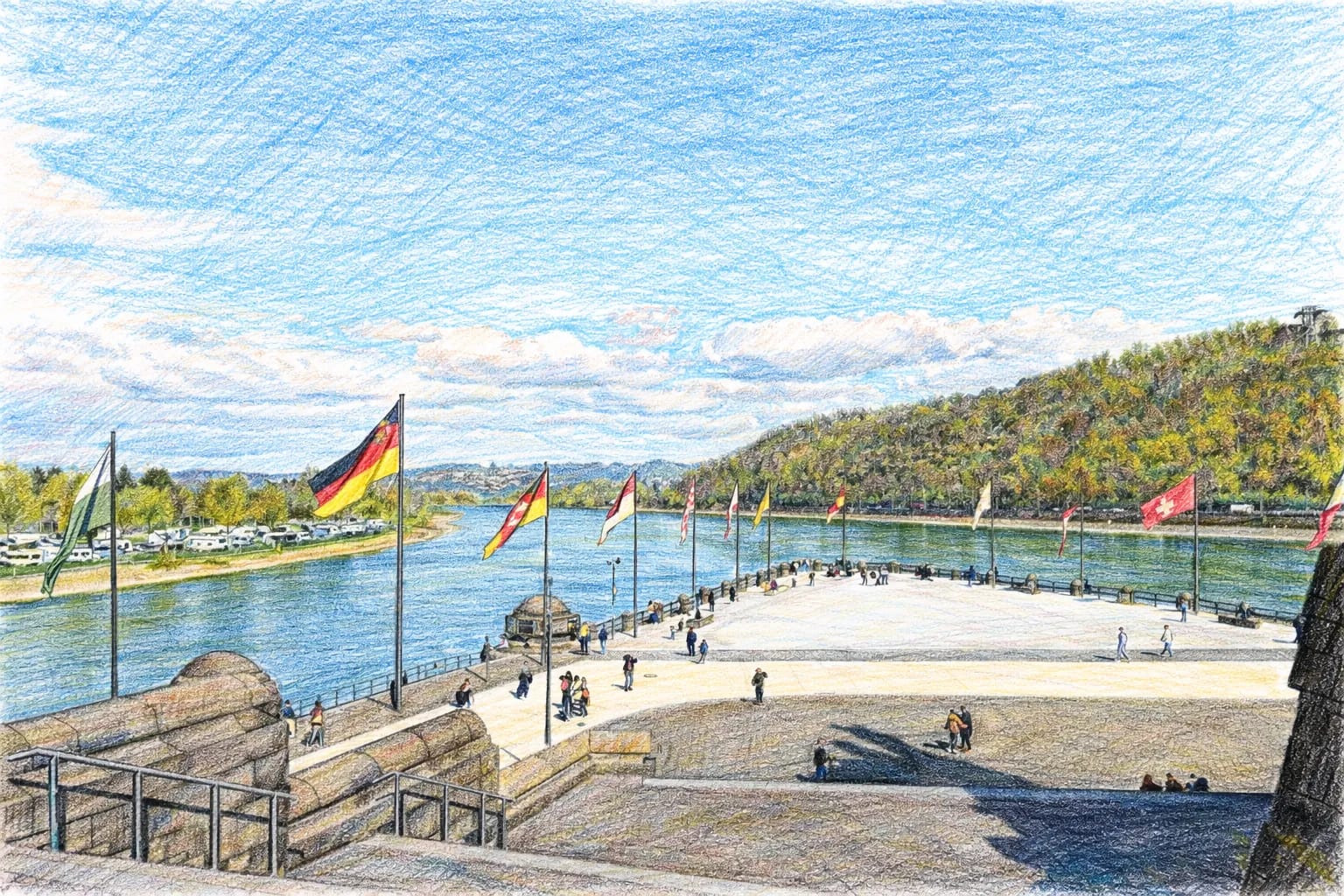 Deutsches Eck in Koblenz – Unser Besuch am Zusammenfluss von Rhein und Mosel