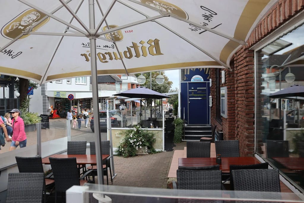 Ladenstraße im Zentrum von Grömitz