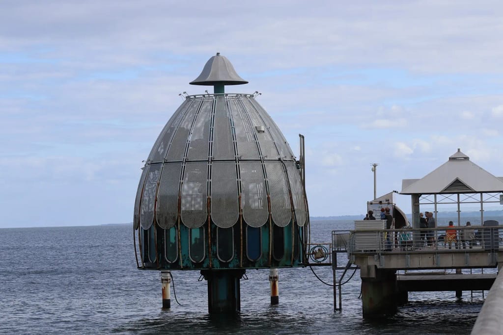Die Tauchgondel mit der man die Ostsee erkunden kann