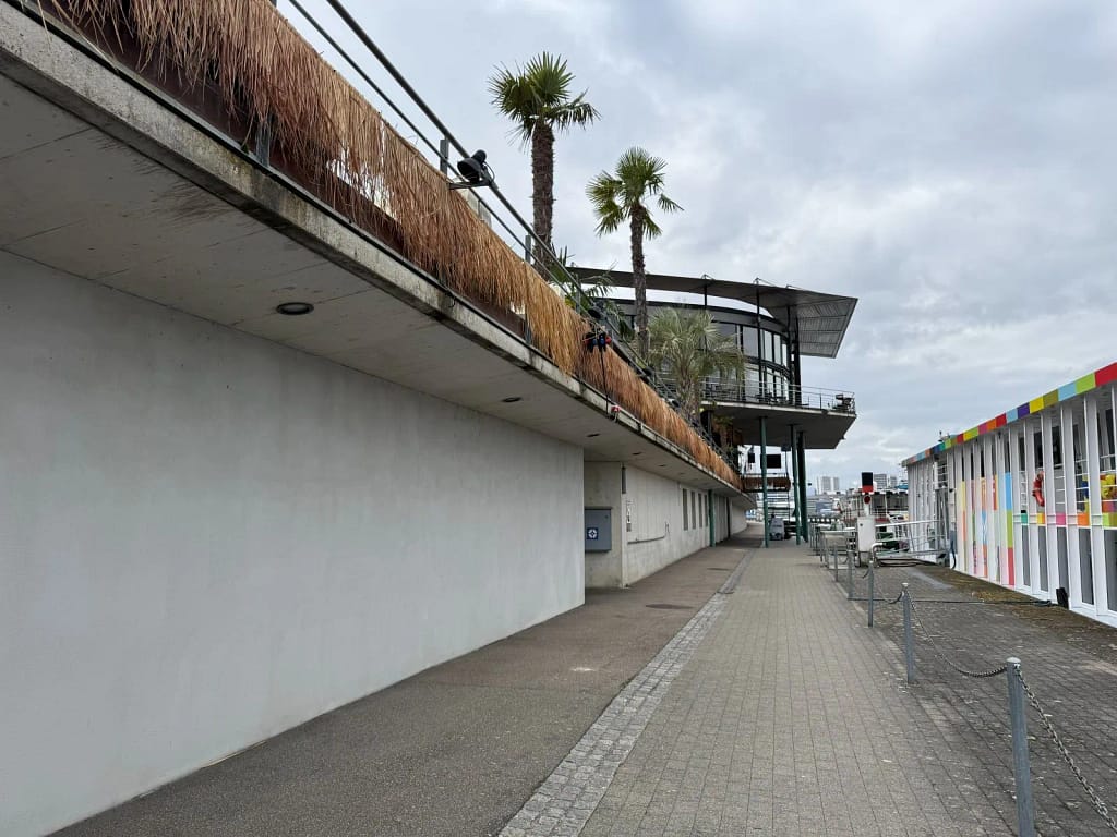 Schiffe beim 3-Länder-Eck