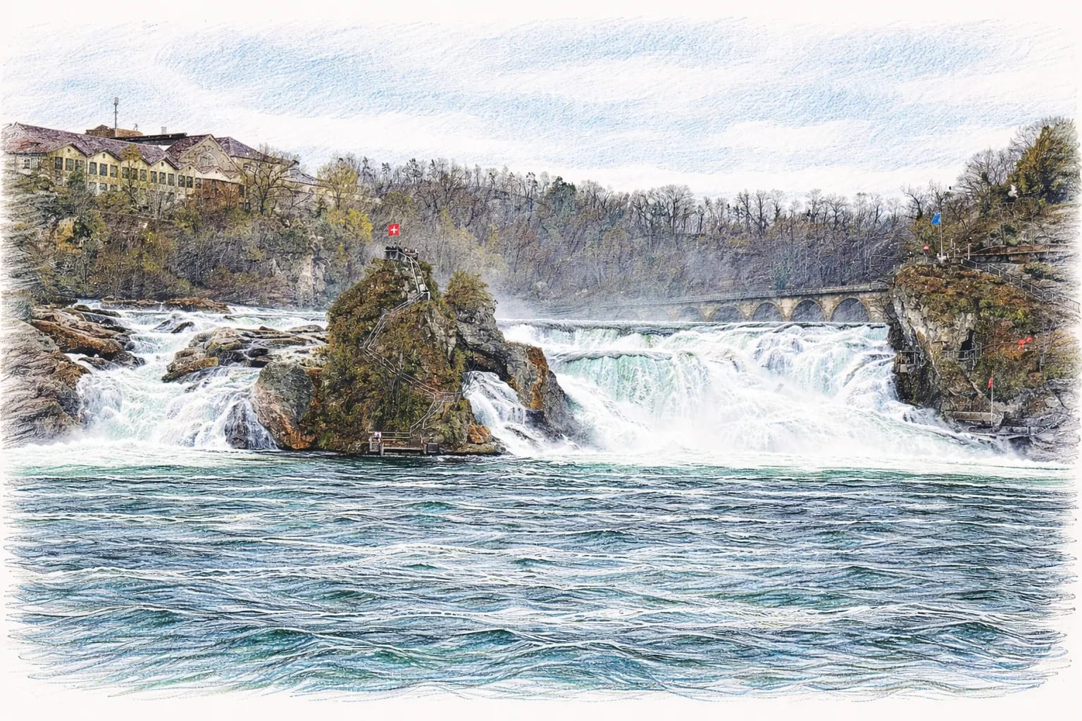 Rheinfall bei Schaffhausen – Lohnt sich ein Besuch bei jedem Wetter?