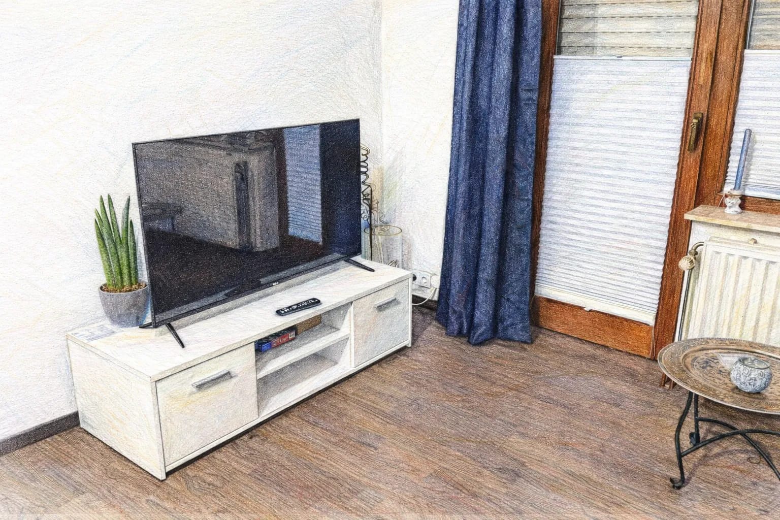 Bungalow Orketal geuzeichnet