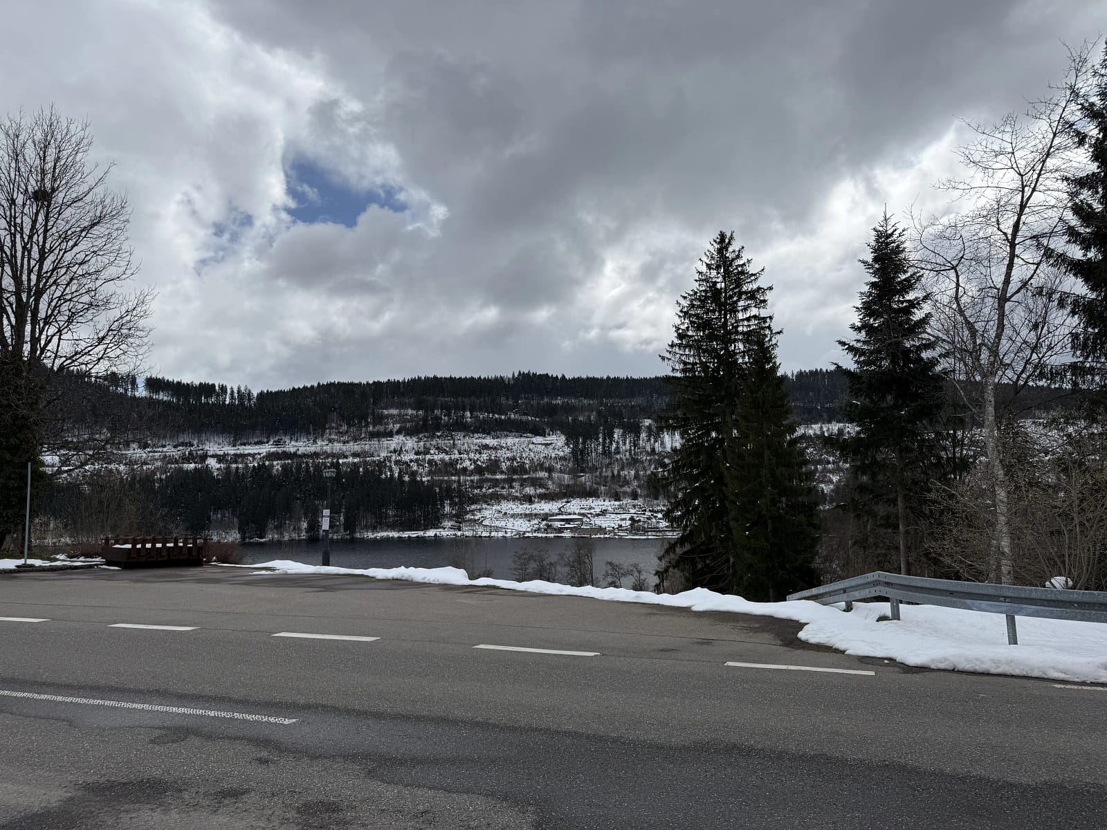 Die Straße am Titisee