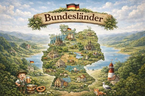 Ein Bild das die Bundesländer ein wenig darstellt