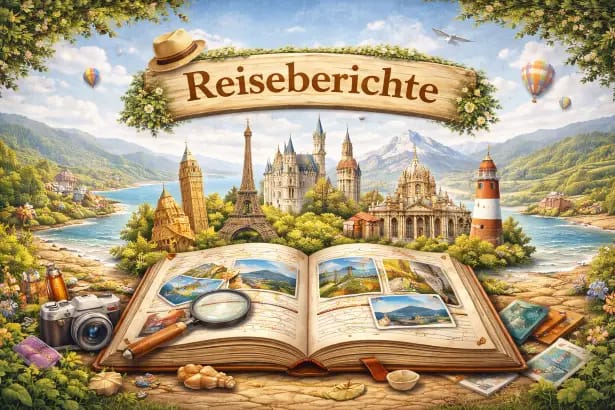 Ein Bild das unsere Reiseberichte darstellt